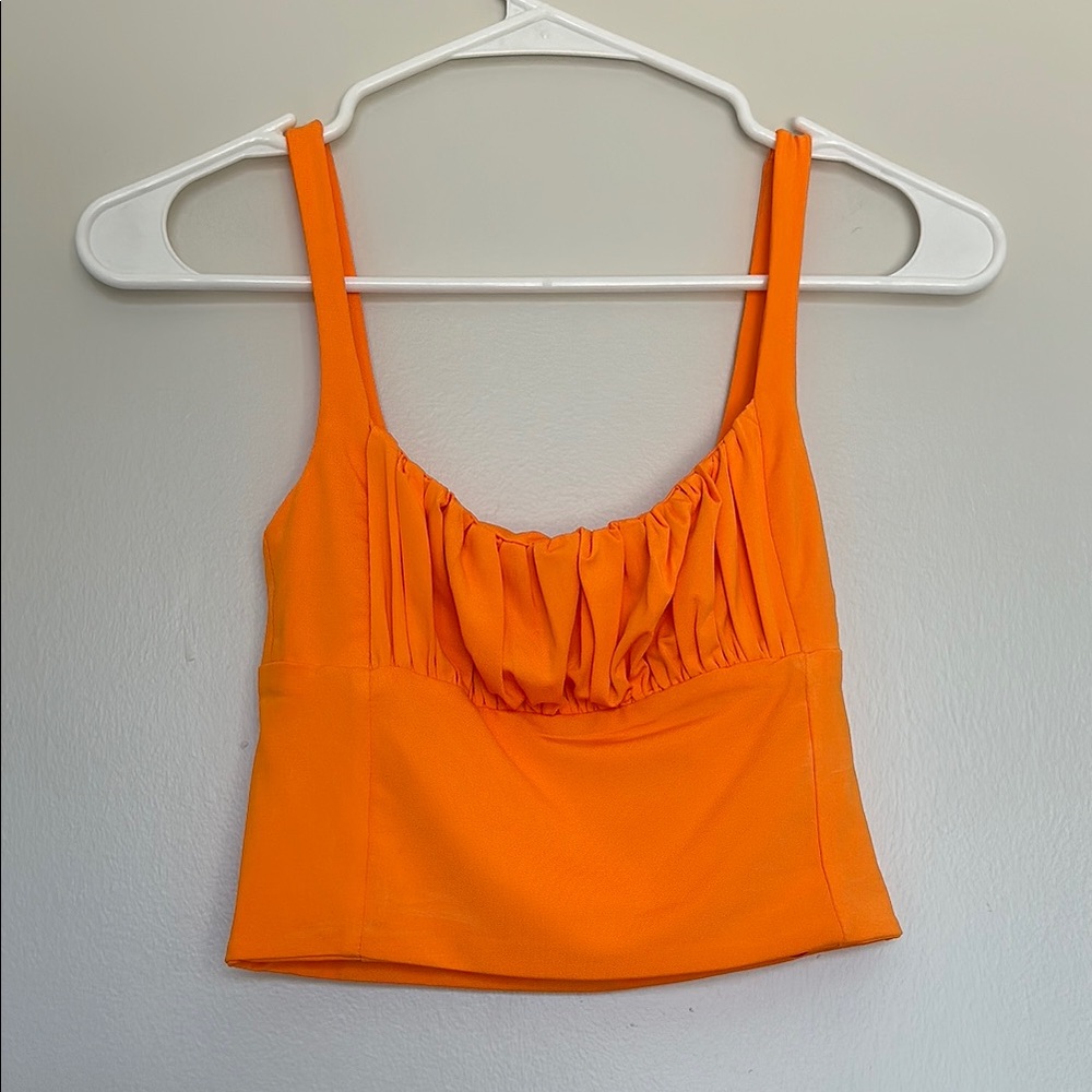 Verge Girl Orange Crop Top